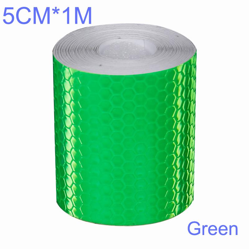 Автомобильная светоотражающая лента 3 м/1 м, предупреждающая наклейка для автобезопасности, защитная лента-отражатель, пленка для грузовиков, авто наклейки для мотоциклов