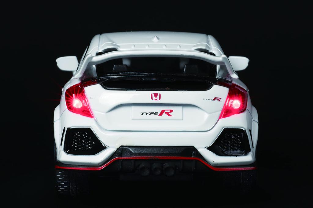 Jozen Cast World Light Sound Series Honda Civic Type R White & JDC6035-WH