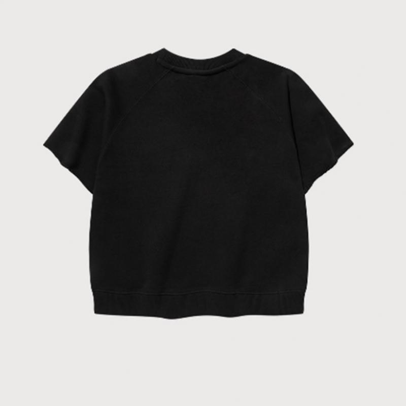 Covernot Женская укороченная толстовка с жемчужным логотипом Cooper B1 Co2502st93 Bk