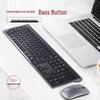Беспроводной Bluetooth-комплект: клавиатура и мышь: Портативный, Двухрежимный, для Ноутбука/Планшета/Офиса