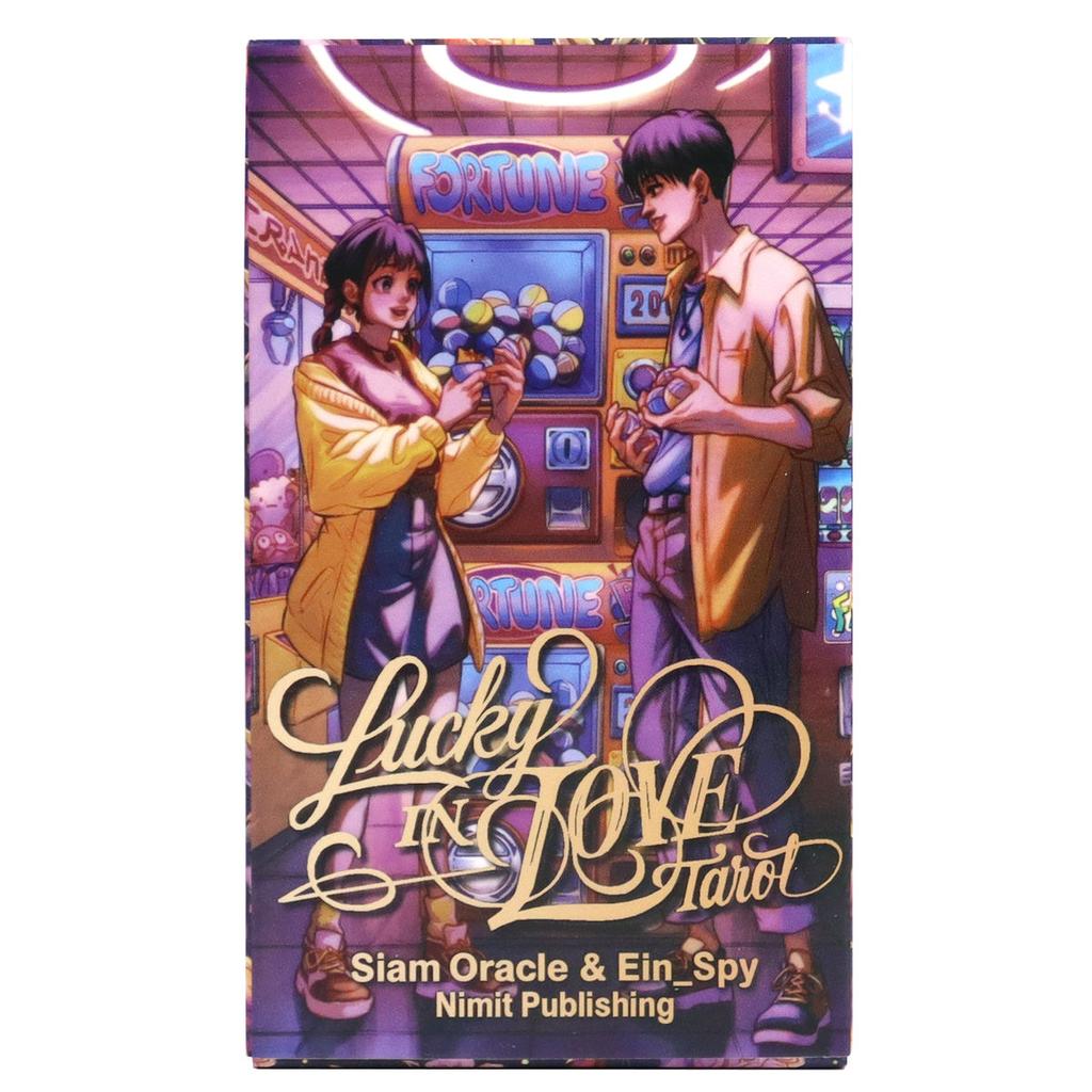 10.3*6cm Lucky In Love Tarot Deck 78 Pcs Cartoon Tarot Cards Based On Rider Waite System Anime Themed
