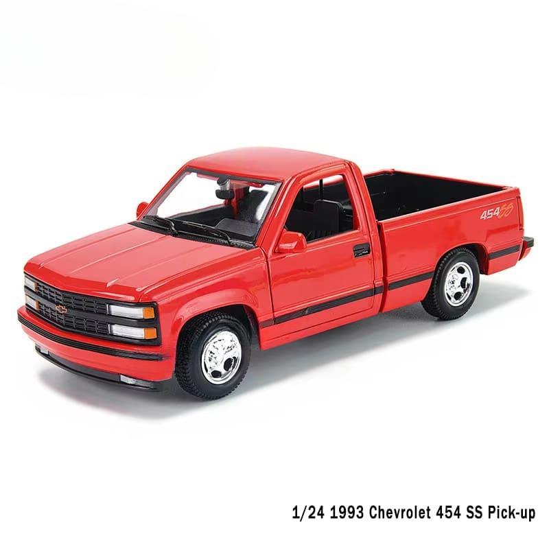 Мейчи Фигура 1:24 1993 Chevrolet 454 SS пикап грузовик транспортер имитация литой автомобиль модель поделки украшения коллекция игрушка мальчик подарок на день рождения