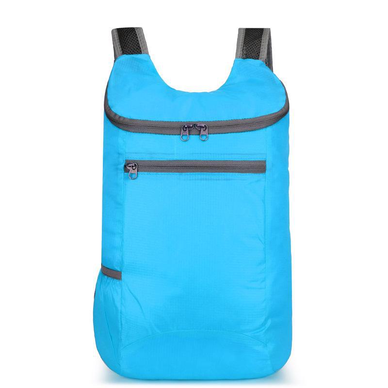 Multi-Function Large Capacity Lightweight Oxford Cloth Folding Backpack for Outdoor Cycling and Travel