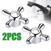 High Strength Alloy Handle Replacement for 8mm Faucet Valve Set of 2
