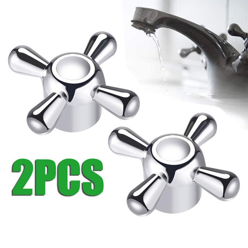 High Strength Alloy Handle Replacement for 8mm Faucet Valve Set of 2