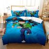 3D Cartoon Ben10 Bedding Set Print Bed Set With Pillowcase Bed Duvet Cover Soft Single Double Queen Super King Size Home Textile