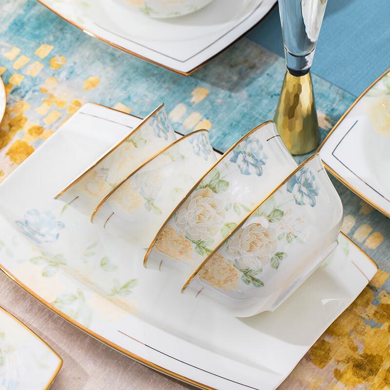 YiChen European Style Jingdezhen Ceramic Dining Bowls - Dreamy Floral