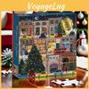 Winter Christmas Street Scene Pattern Puzzle Toy For Adults Diy Decor Home