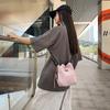 Women's summer new large-capacity outdoor travel shoulder bag summer messenger small bag nylon bucket mobile phone bag