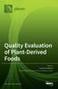 Книга Quality Evaluation of Plant-Derived Foods