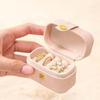 Box Water-proof Travel Jewelry Organizer Earring Holder Ring Display Box Jewelry Storage Case