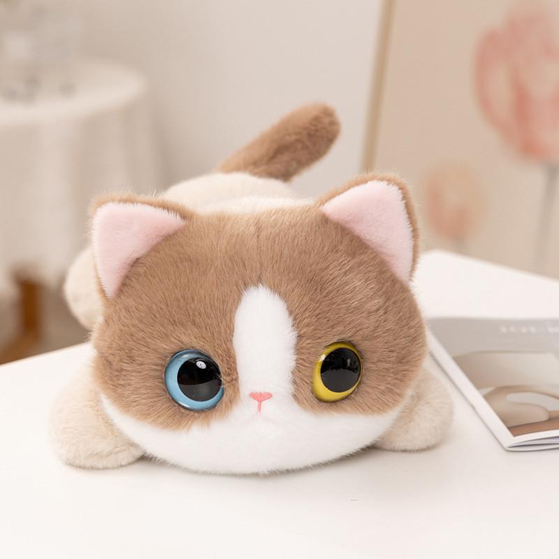 Siamese Cat Stuffed Animal Plush Toy With Ultra Soft Short Pile For Kids Room