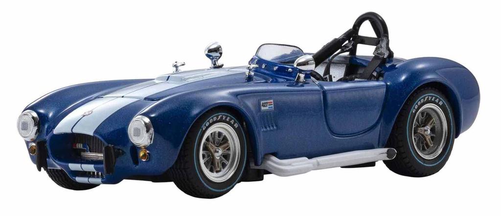 Kyosho Original Shelby Cobra 427 Racing Screen Blue Готовый продукт KS03019MBL 1/43 S/C