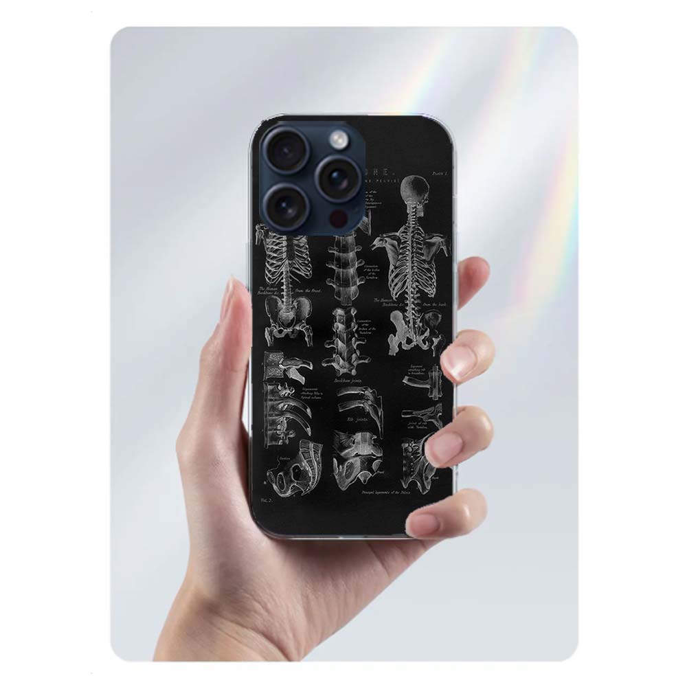 Медицинский Человеческие Органы Мозг Чехол Capa Для Телефона Для Iphone 17 Air 16 Pro Max 15 12 Pro 14 Plus 17E 16E 11 13 Mini Чехлы Fundas