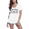Women's T-Shirt May Your Aim Be With You - Short Sleeve Tee Shirt Gift Tops