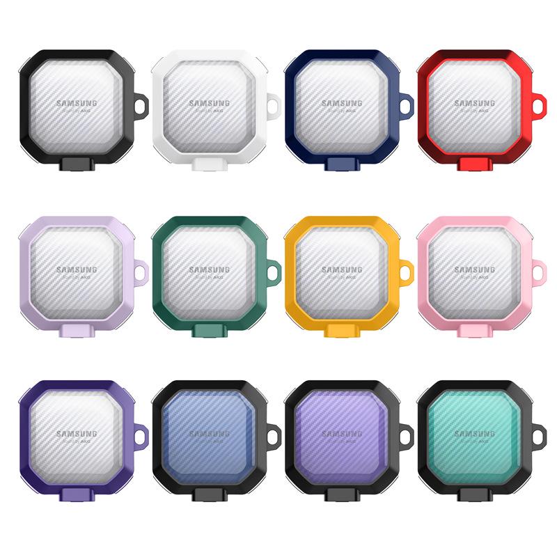 Защитный чехол Samsung BudsCore Buds2 Pro Прозрачный Углеродное волокно