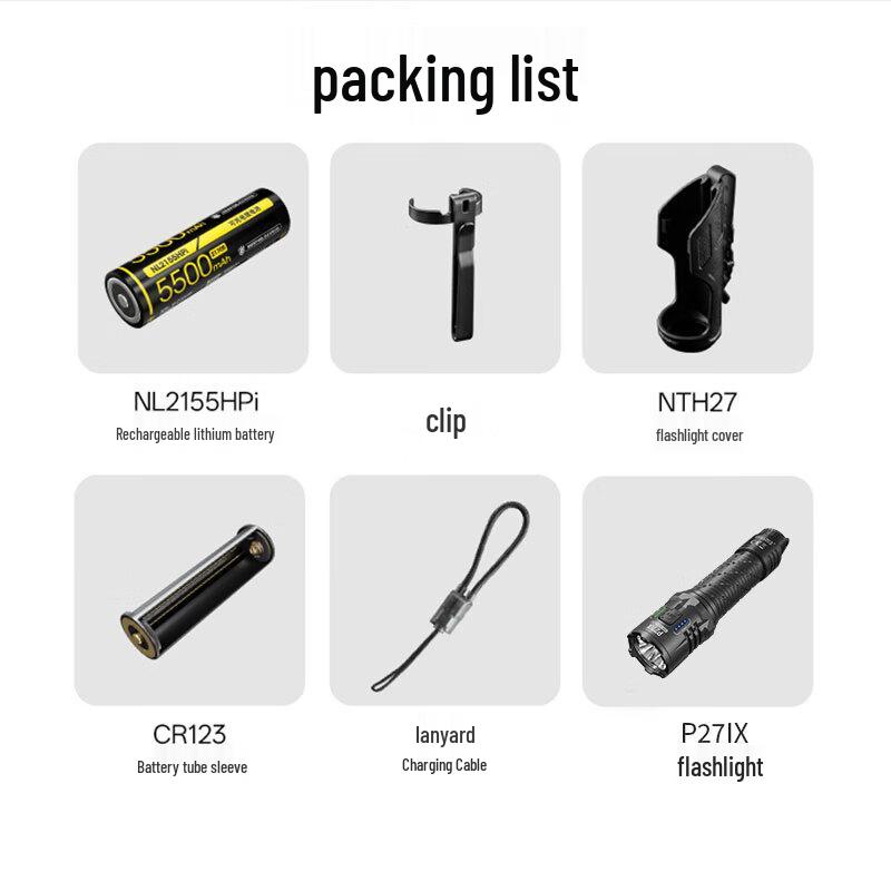 NITECORE P27iX Variable Beam Tactical Flashlight