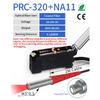 GTRIC Fiber Optic Sensor Amplifier Combo Kit M3 1-2M Cable Coaxial Non-coaxial NA11 Digital Display Optical Photoelectric Switch