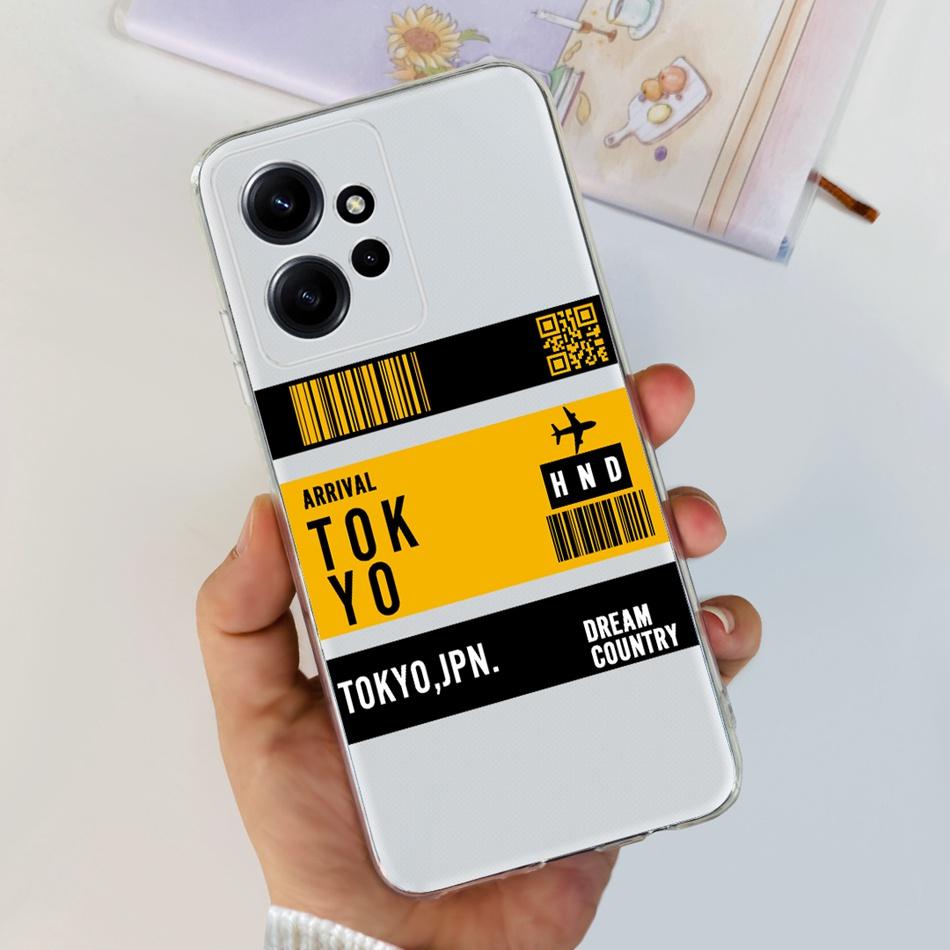 Для Xiaomi Redmi Note 12 Global Стильный Чехол для Телефона Мягкий Силикон ТПУ Задняя Крышка Для Redmi Note 12 Pro 4G Note12 12Pro