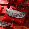 Traditional Lucky Money Bag Reusable Faux Silk Festive Touch New Year Red Envelope for Birthday