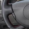 Черный чехол на руль автомобиля из искусственной кожи для Renault Laguna 2 Vel Satis Espace Trafic 2 2001-2014 Nissan Primastar 2009-2015
