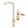 Curved Pressure Washer Extension Wand with Ball Valve 14 Inch Connector Power Washer Gutter