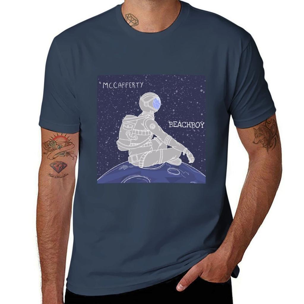 Beachboy By Mccafferty Sticker Tshirt Basic Solid Color Short Sleeve Tshirt