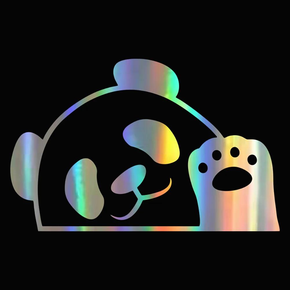 Наклейки на автомобиль Винил Панда Подглядывает Квадроцикл Креативная наклейка Милая Заглушка Царапина Холодильник Кондиционер Автоаксессуары Экстерьер