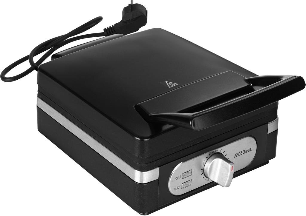 Gofrownica 2000W 3-Stopniowa Regulacja | Kraft&Dele