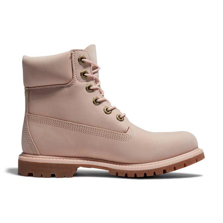 Timberland Премиальные водонепроницаемые ботинки 6 дюймов 'Светло-розовый нубук' Женские A5SRF662