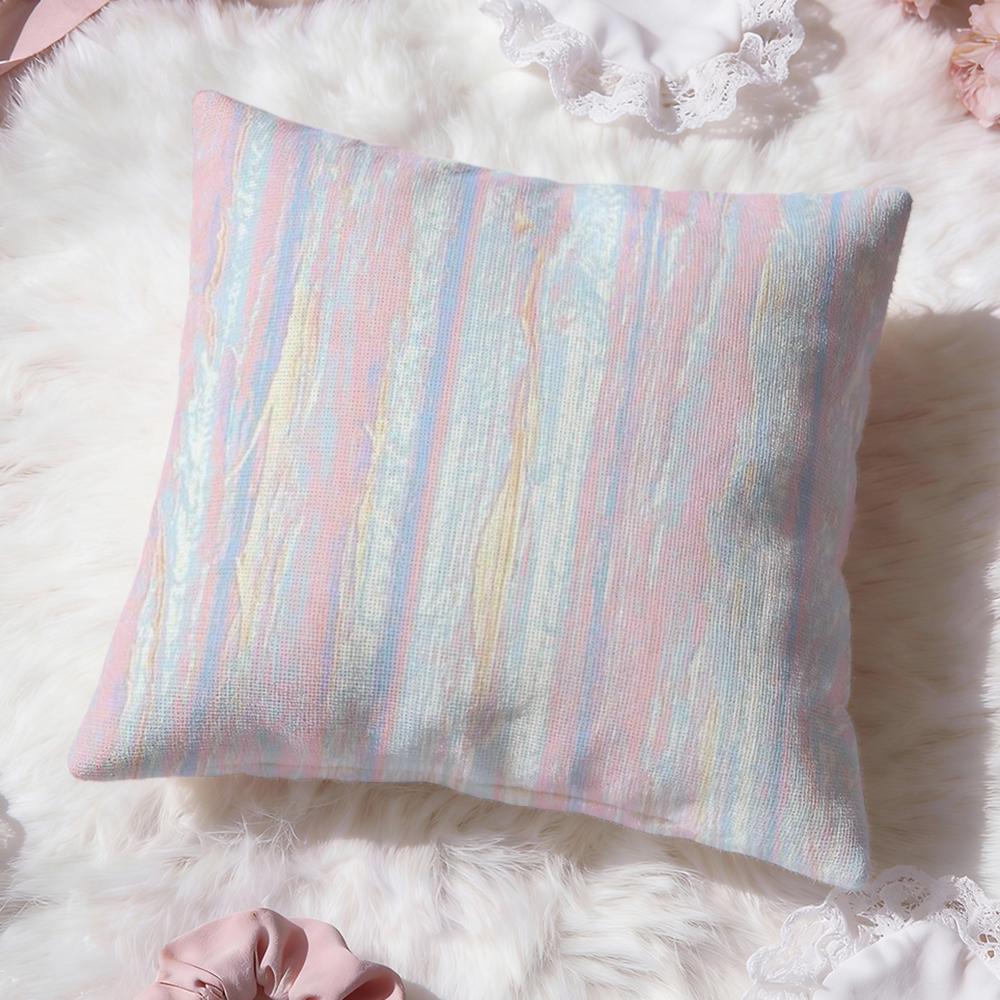 Cute Cartoon Texture Cushion Cover Premium Comfort Reversible Pillow Cove Two in One Design for Any Room  Car Interior