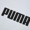 Puma Удобная однотонная футболка с коротким рукавом и принтом логотипа для мужчин, белая 690237-02