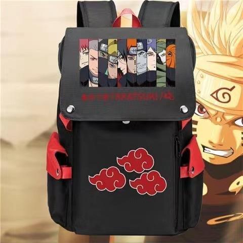 Школьная сумка Naruto Hinman Студенческая Сумка Harajuku Аксессуары Большая Вместимость Аниме Сумка для Компьютера Школьный Рюкзак