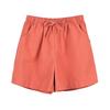 Women Shorts Elastic Waist Adjustable Drawstring Casual Shorts with Pockets Wide Leg