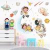 Travel Sky Cradle Astronaut Wall Decal Children's Room Kindergarten Classroom Decoration Rocket Wall Decal