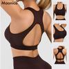 Женский спортивный фитнес-бюстгальтер Push Up Нижнее белье Амортизирующий Без косточек Красивая спина Жилет для йоги