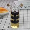 2-in-1 Double Layer Bottle Sauce Oil Vinegar Glass Bottle Condiment Seasoning Sealed Kitchen Storage Bottles Jars Kitchen Tools