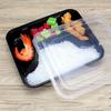 Disposable Plastic 4-Compartment Meal Prep Containers