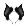 Аниме Повязка на голову Косплей Реквизит Зверь Летучая мышь Обруч для волос Пушистая Летучая мышь Укладка волос для Повязки на голову Животное Летучая мышь Карнавалы