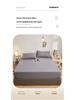 2024 Non-slip Solid Color Single Bed Fitted Sheet Dust Cover - Ins Style
