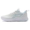 New LiNing Take A Dip Cushioning Anti Slip And Wear Resistant Low Top Running Shoes Women's White Blue ARST064-4