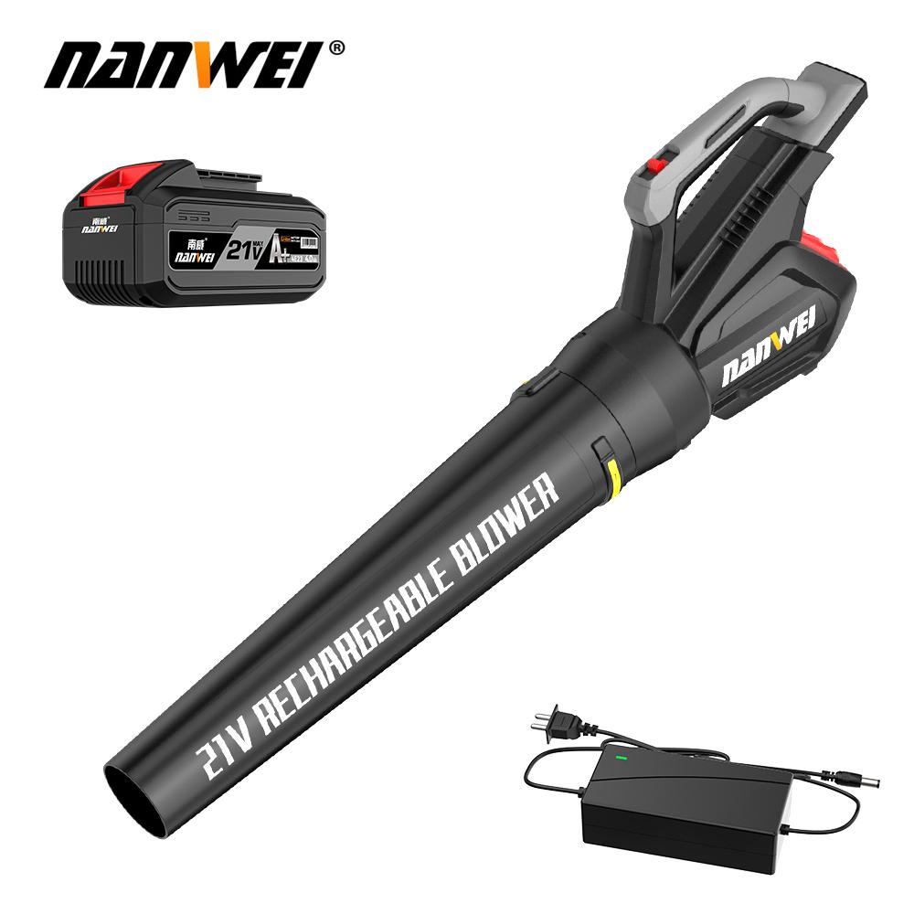 NANWEI Воздуходувка 13-ступенчатая мощность ветра 21 В 22500 об/мин