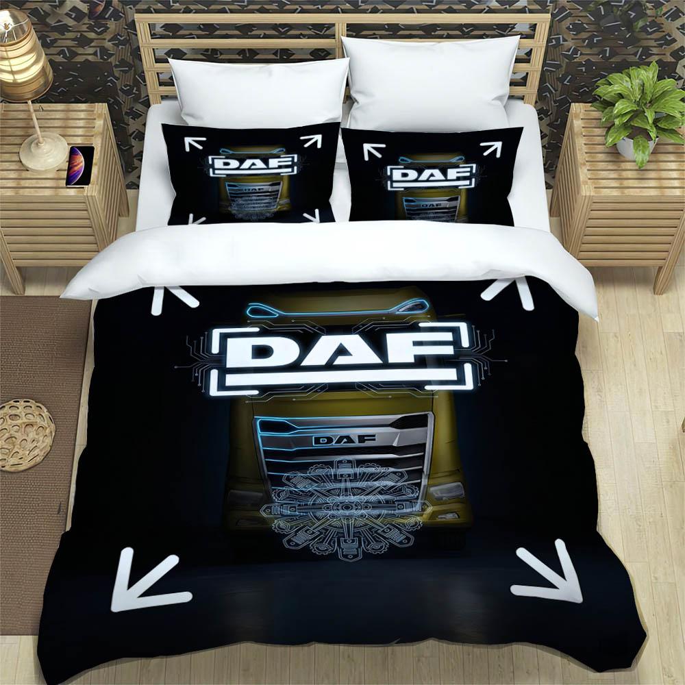 3D D-DAF truck Retro printed Bedding Sets exquisite bed supplies set duvet cover comforter set bedding set luxury birthday gift
