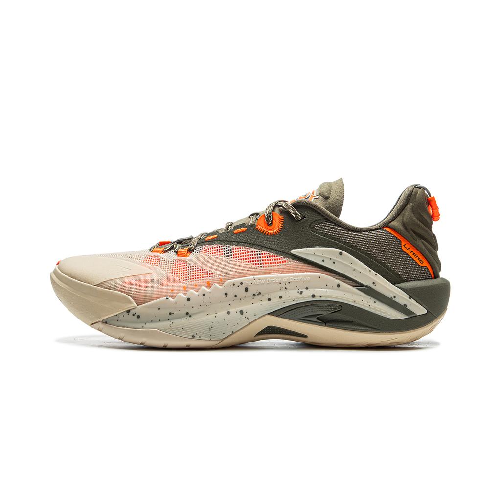 Li Ning Guerilla 1 Super Cushioning Rebound Low top Basketball Shoes Men's Yellow Green ABFV005-1