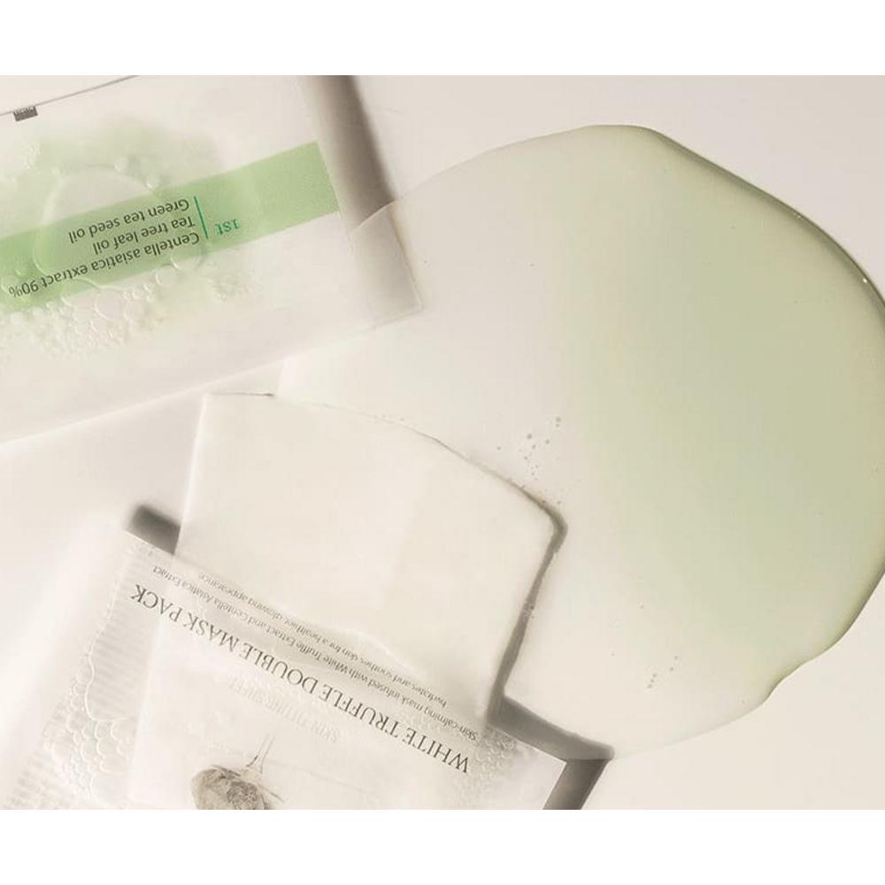 d'Alba White Truffle Double Calming Moisturizing Mask Pack 20p + Balancing Vegan Gel Cleanser 3ml X 5p Set, 1 Set