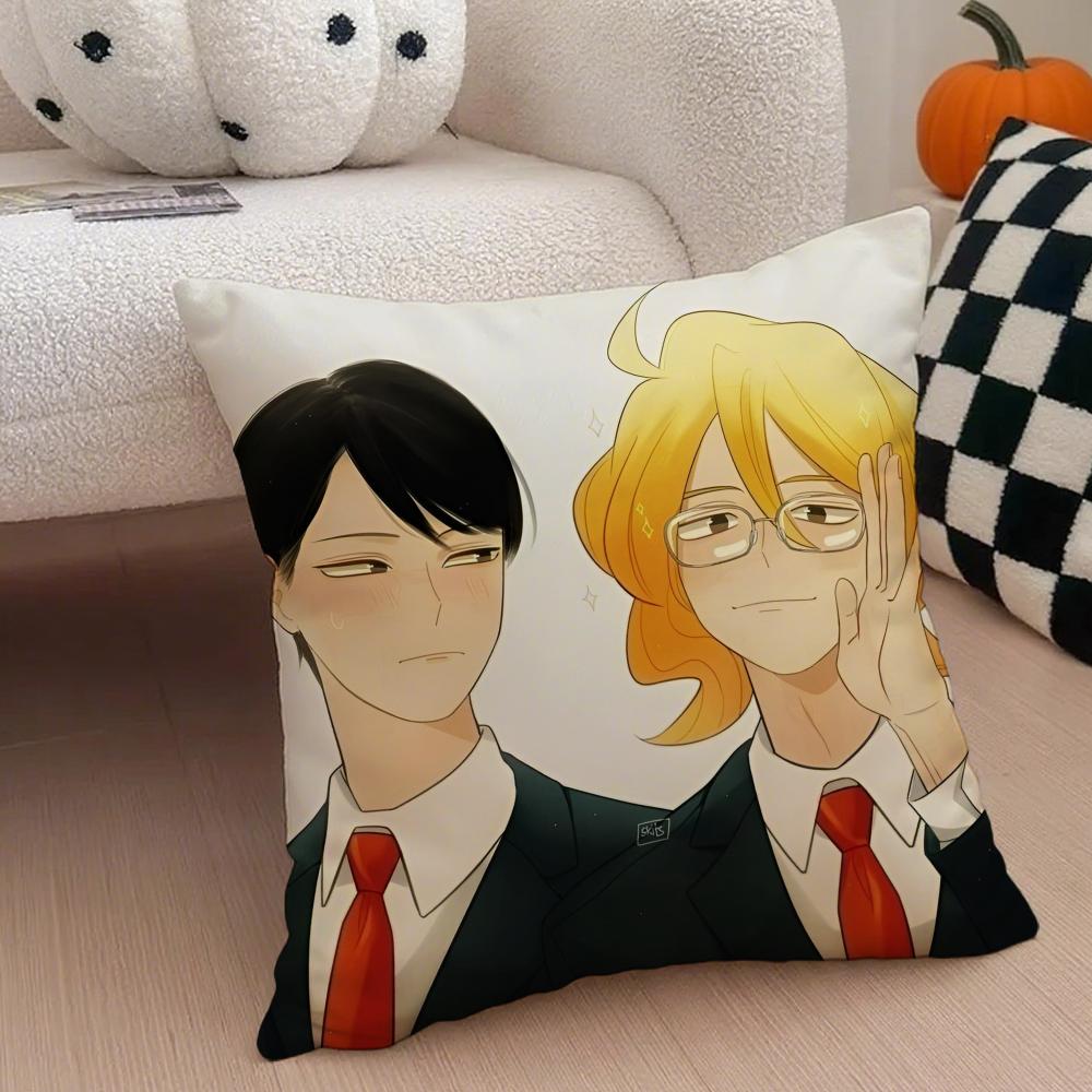 Cool DDoushisei Cushion Cover Throw Pillow Cover Hidden Button Durable Polyester Chair Cushion