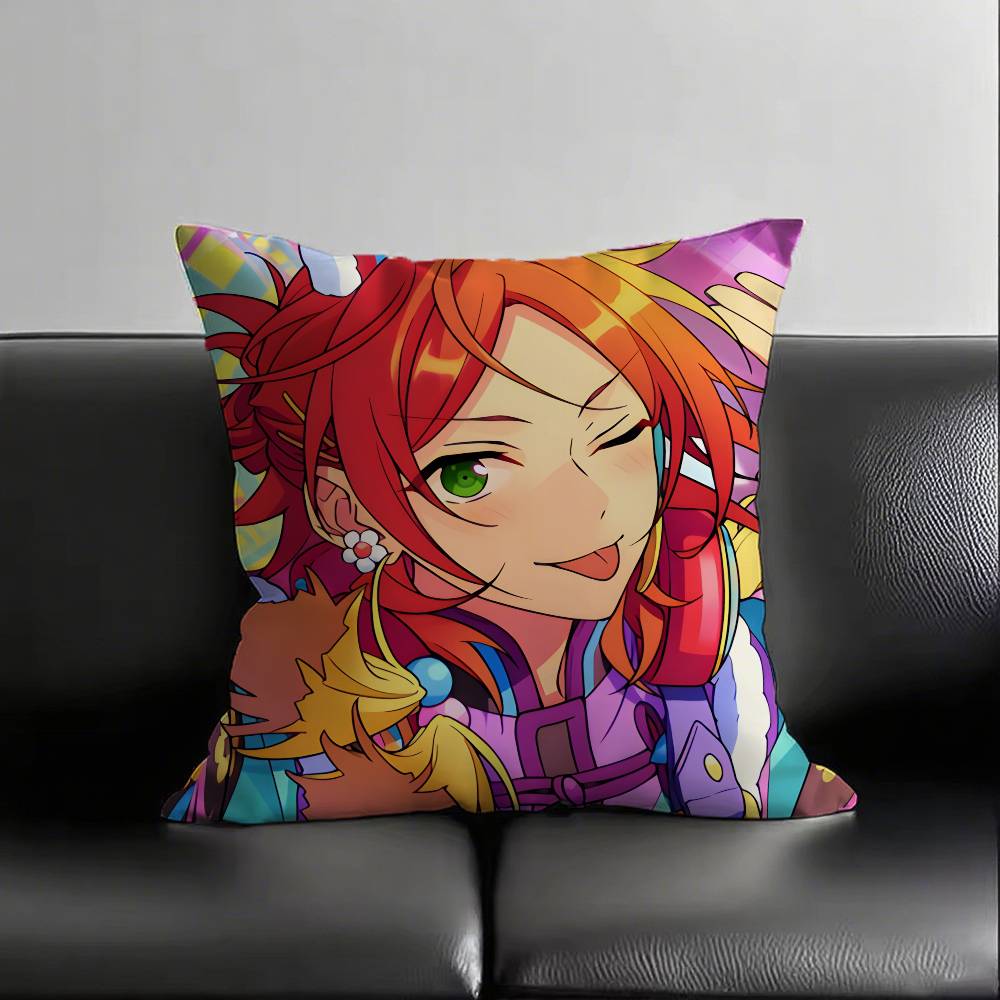 1pc Yuta Aoi Pillow Case Fashion Square Pillowcase Bedroom Sofa Room Ins Decoration Leisure