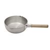 Akao Aluminum DON Yukihira Pot Aluminum Natural Wood AYK05024 (double-sided), 24cm, Alloy, Handle, Japan,