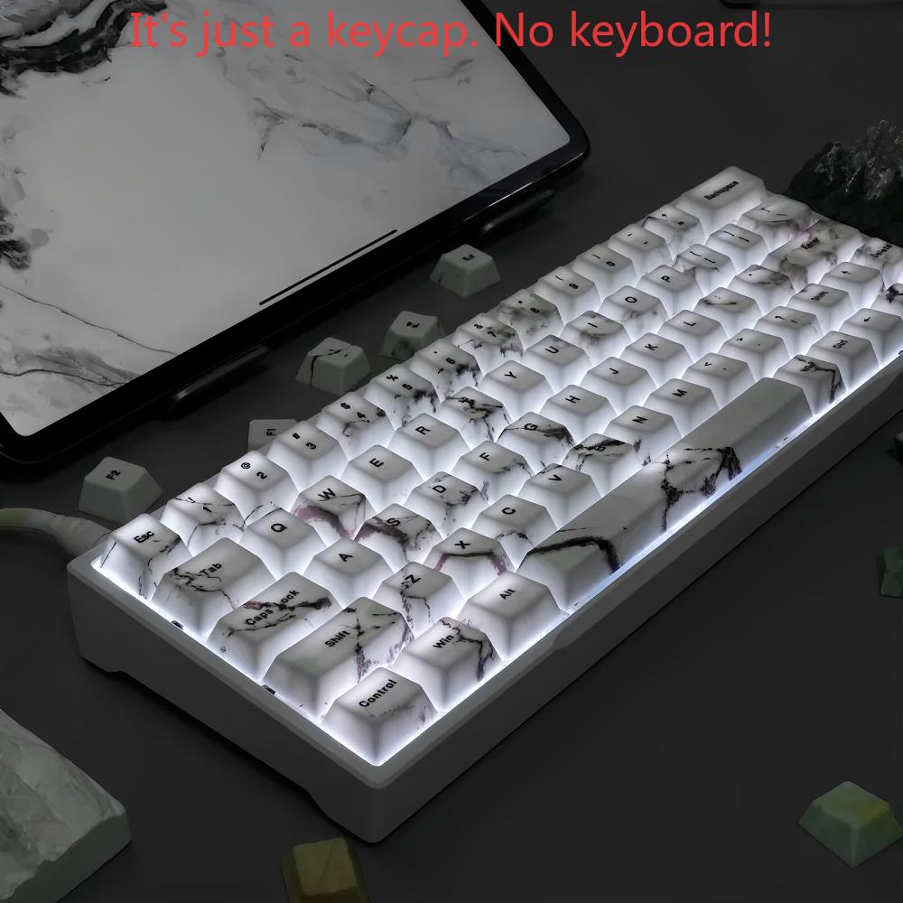 130 клавиш Клавиши с мраморной темой Cherry PBT 3.0 Осенний вид Персонализированные клавиши для механических клавиатур с переключателями Mx