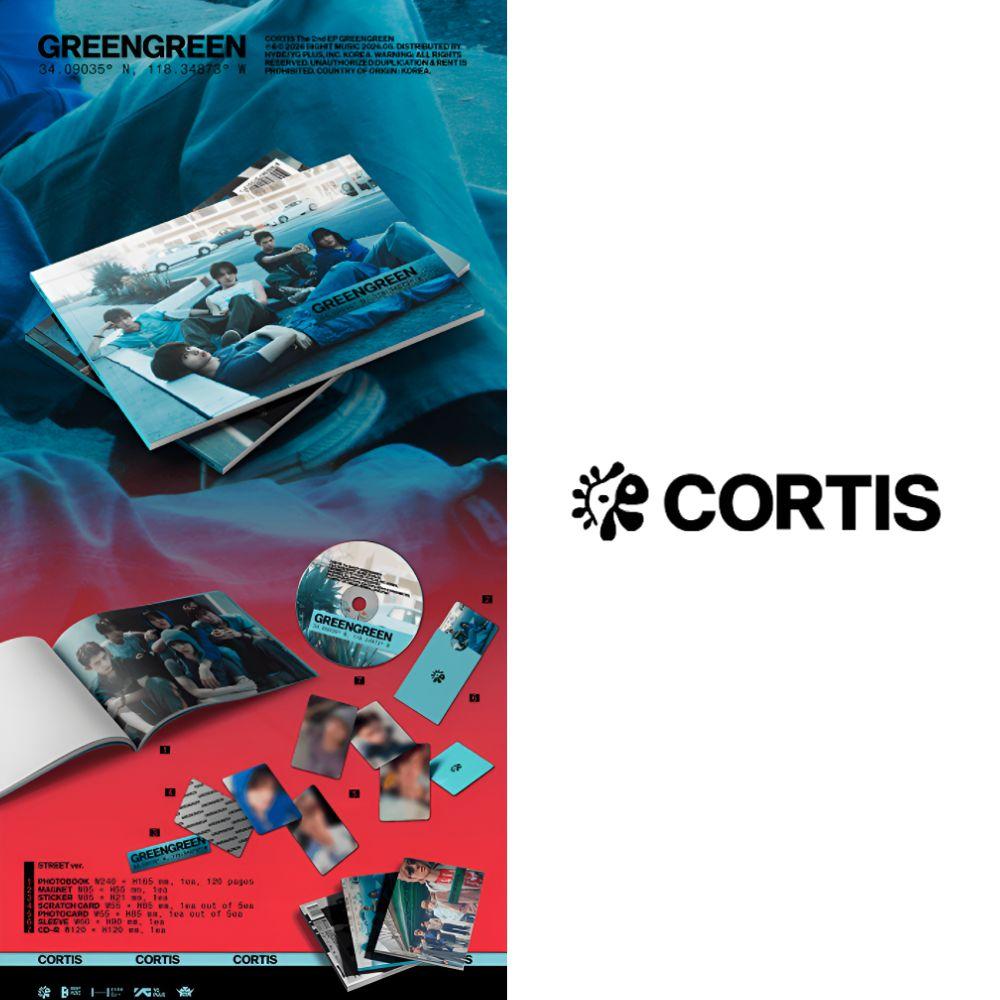 [Предзаказ] CORTIS Второй мини-альбом GREENGREEN 3 версии НАБОР Запечатанный Официальный фотоальбом CD KPOP Мерч